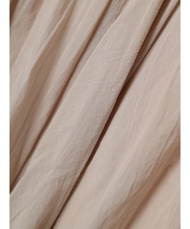 CRAFT STANDARD BOUTIQUE コットンボイルギャザースカート Gray Beige