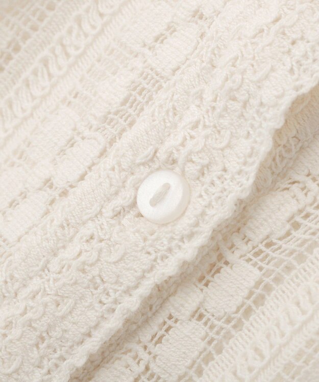 Green Parks 長袖レースシャツ Off White