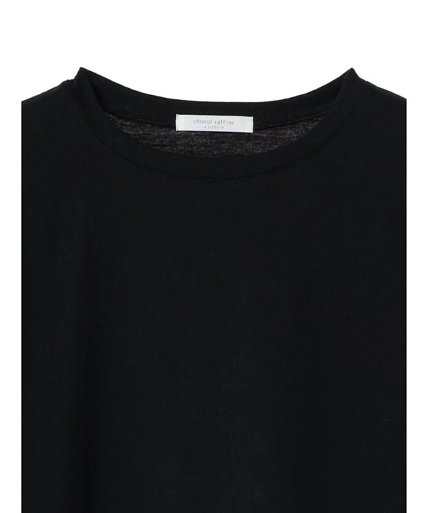 Green Parks 脇リボンドッキングプルオーバー Black