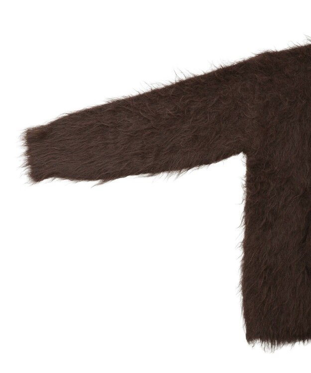 Green Parks ・ｓｗｉｎｇ　ｂｙ　２ｗａｙロング起毛カーディガ Brown