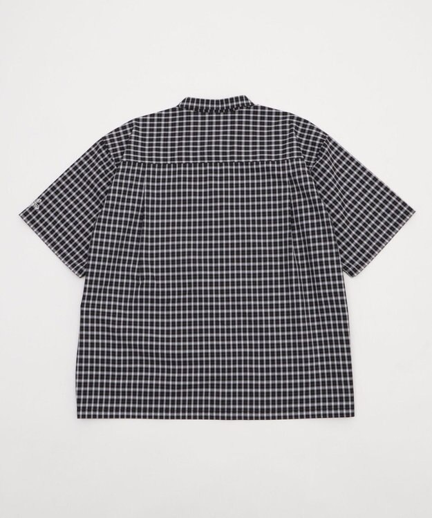 WEGO 別注PIKOチェックグラフィックシャツ（SS） ブラックチェック1