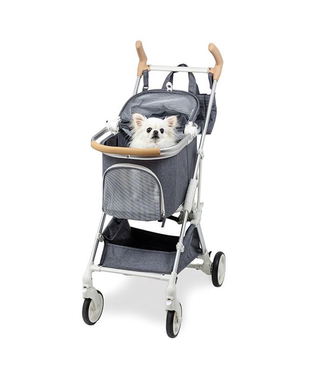 PET PARADISE smooca mini ペットカート 《グレー》 グレー
