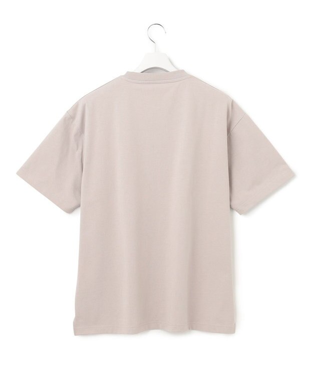 J.PRESS YORK STREET 【UNISEX】ワンポイント刺繍 ポケットTシャツ ベージュ系