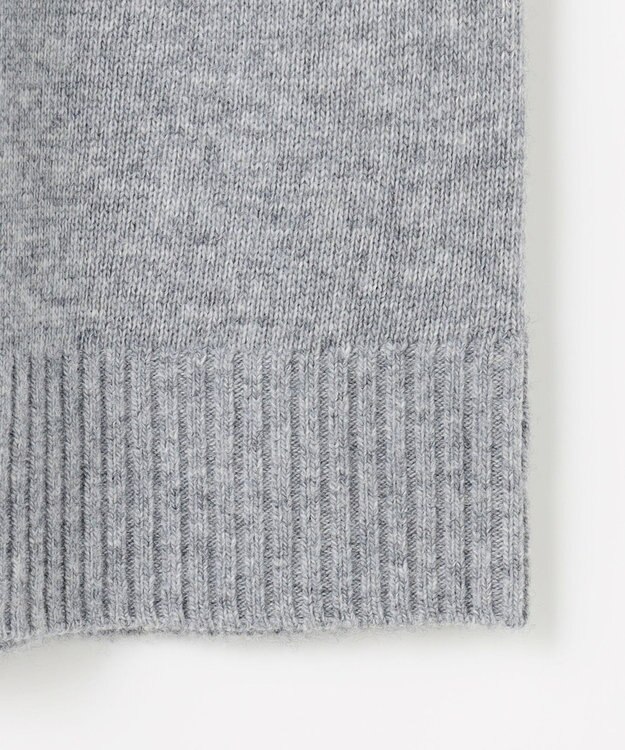 J.PRESS LADIES L FAIR ISLE ニット カーディガン グレー系