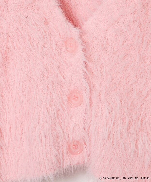 WEGO 【サンリオ】HELLOKITTYコラボカーディガン ピンク