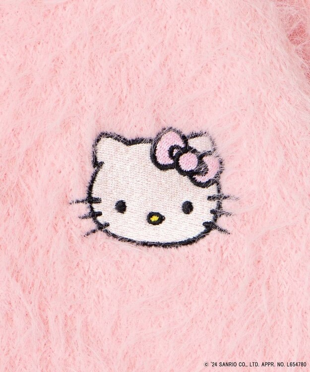 WEGO 【サンリオ】HELLOKITTYコラボカーディガン ピンク