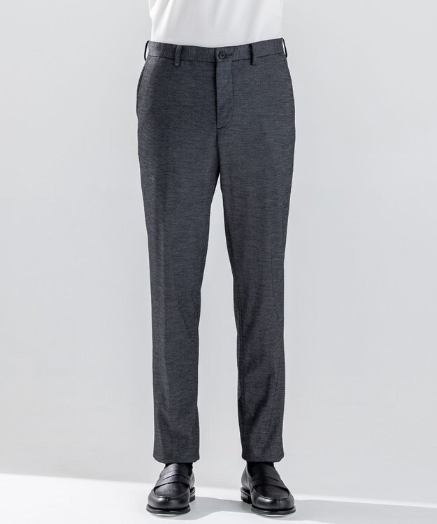 JOSEPH HOMME 新素材【ストレッチ/セットアップ対応】シルキーウールジャージー   テーパードパンツ / CITY ライトグレー系