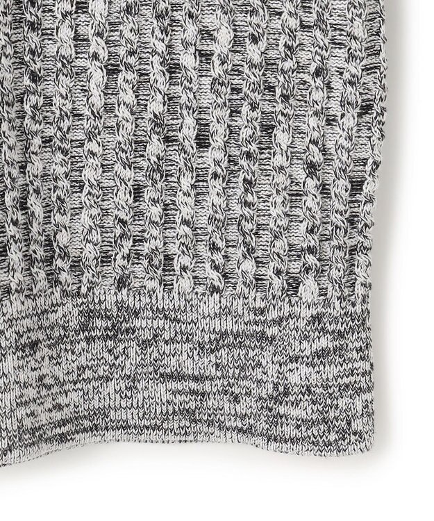 JOSEPH HOMME 【新柄】シルクバルキー クルーネックニット ライトグレー系