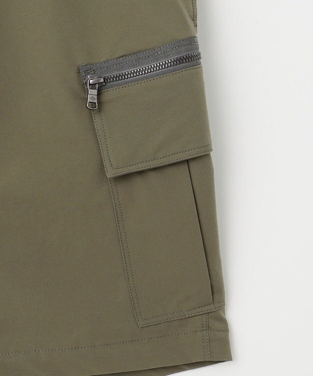 JOSEPH ABBOUD MOUNTAIN 【UNISEX】撥水/9ポケット 2WAYストレッチ クライミングショーツ カーキ系