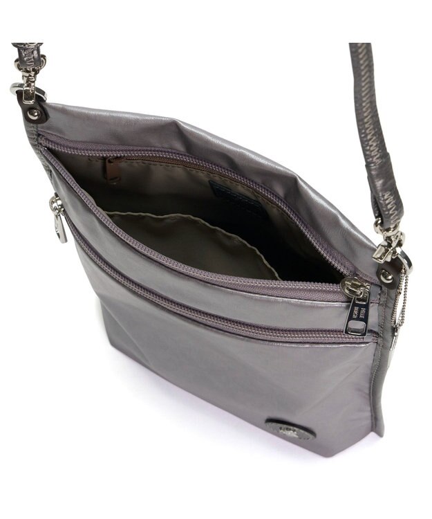 PELLE BORSA 縦ショルダー Alive アライブ 4418 ガンメタ