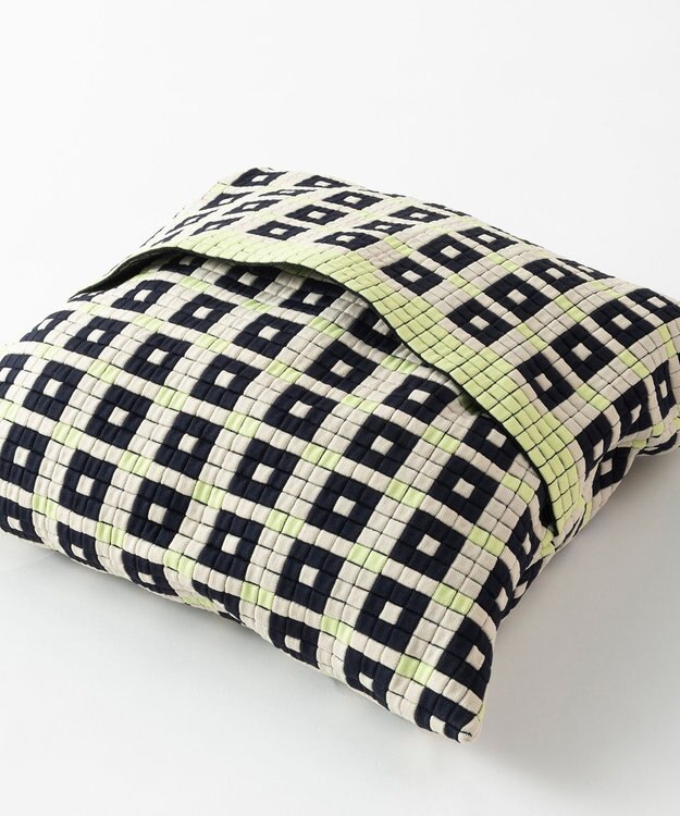 TRICOTE スクエアタイル柄クッションカバー 52YELLOW