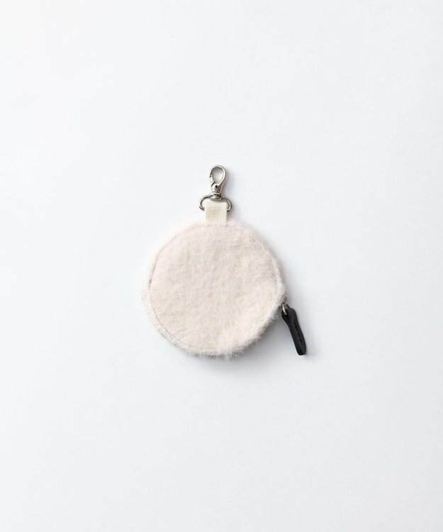TRICOTE MINKY CIRCLE POUCH／ミンキーサークルポーチ 80IVORY