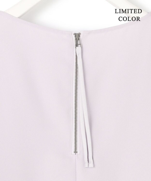 ICB 【新色追加・WEB限定カラーあり・UVケア・接触冷感・速乾・防シワ・洗える】FluidBackSatin ドルマンスリーブブラウス パールグレー系［WEB限定］