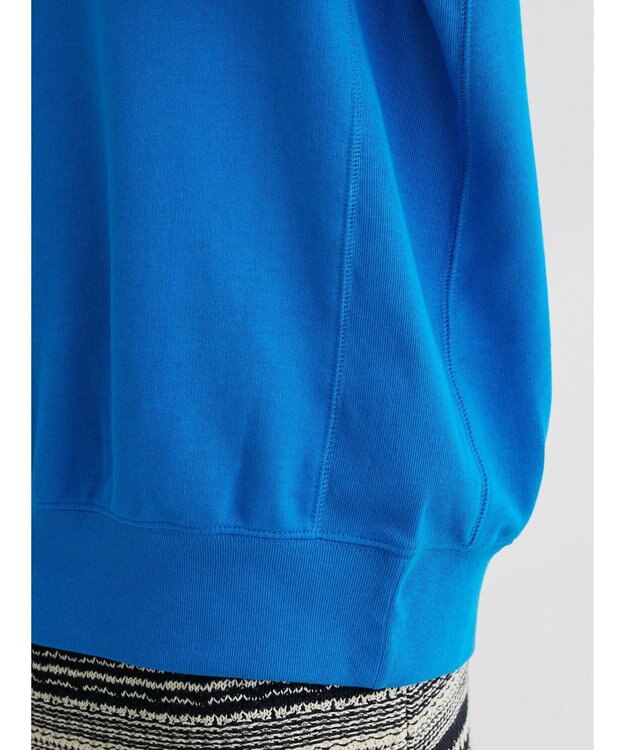 Green Parks コットンＵＳＡミニ裏毛七分袖トレＴＥＥ Blue