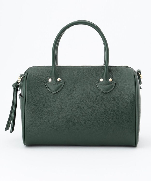 UNBILLION perche / 牛革オイル2wayテープショルダーS グリーン