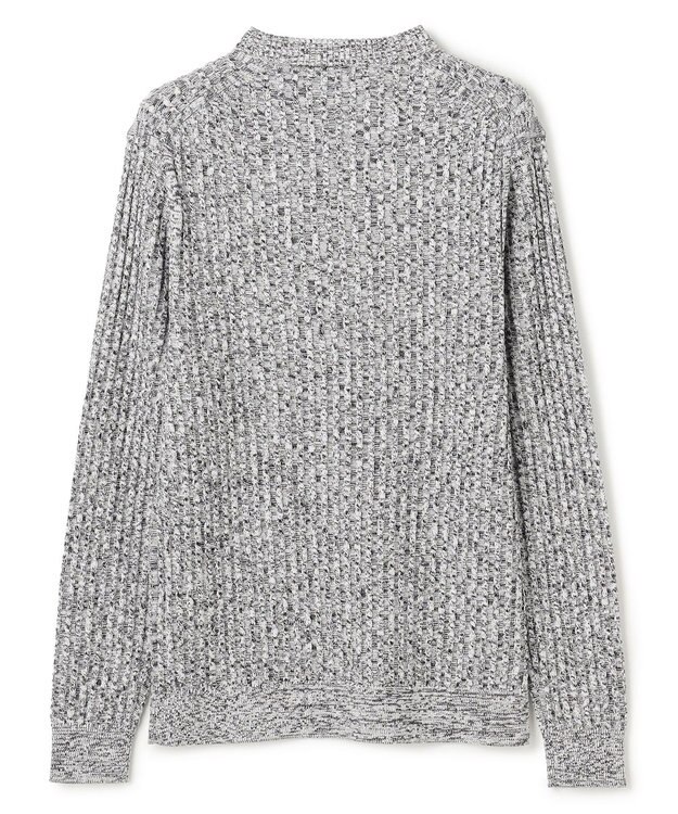 JOSEPH HOMME 【新柄】シルクバルキー クルーネックニット ライトグレー系