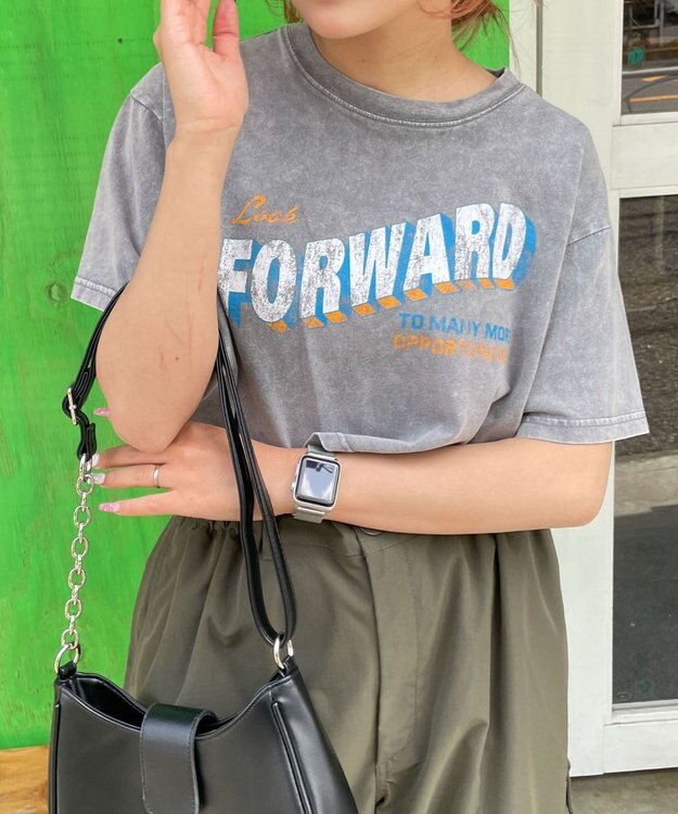 WEGO ヴィンテージウォッシュショートT 柄1