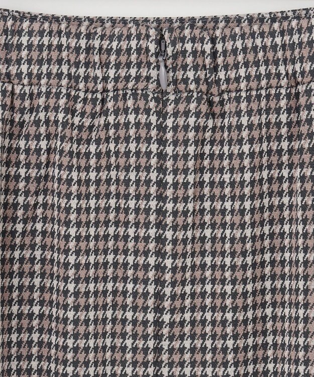 J.PRESS LADIES 【洗える】ガンクラブチェック スカート ブラウン系3