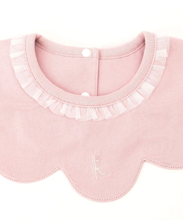 組曲 KIDS 【Fサイズ】チュールリボン スタイ ピンク系