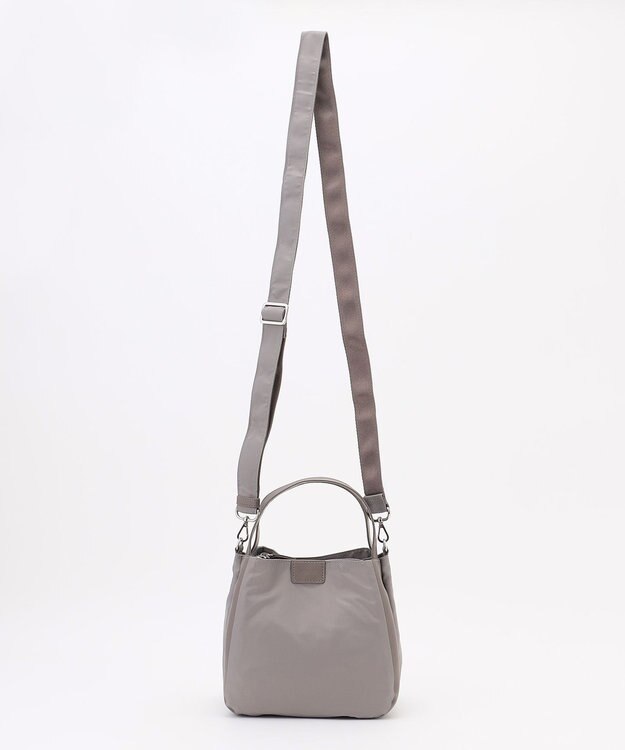 Y'SACCS スクエアすっきりトート SSサイズ グレージュ