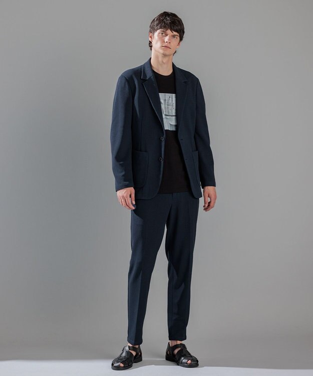 JOSEPH HOMME 【LEON 8月号掲載】ソフトタックジャージー / PEGG EASY ネイビー系