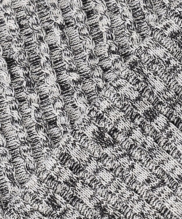 JOSEPH HOMME 【新柄】シルクバルキー クルーネックニット ライトグレー系