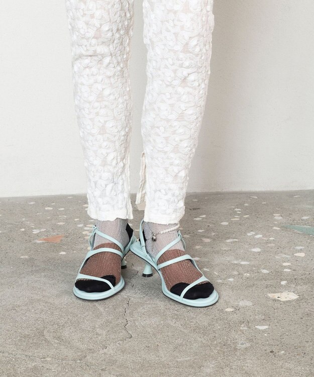 TRICOTE 【贈り物におすすめ】アンクレット付きシアーソックス 90WHITE