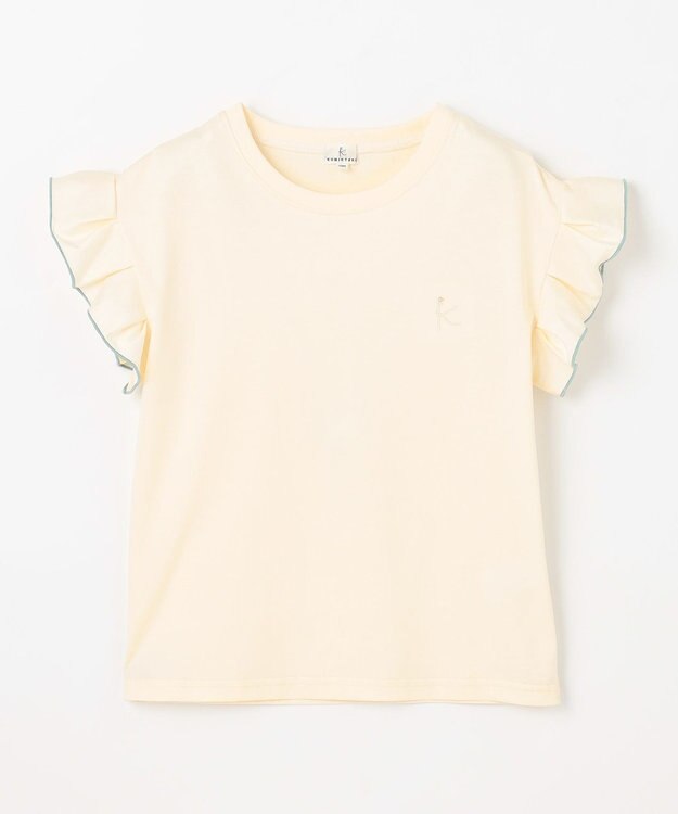 組曲 KIDS 【110-140㎝】ドットキャミ＋TシャツSET ミントグリーン×クリーム