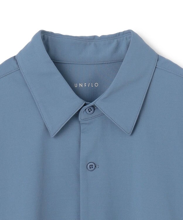 UNFILO MENS 【コラボ】オーシャンパシフィック ポケットシャツ ブルーグレー