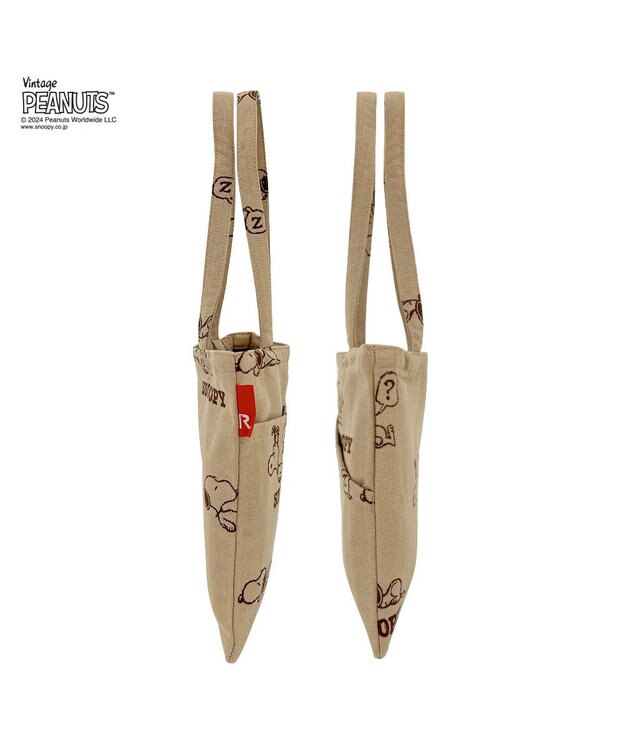 ROOTOTE 8589【スヌーピー】IP.ベビールー.ジャガード.ピーナッツ-8P 02：ベージュ