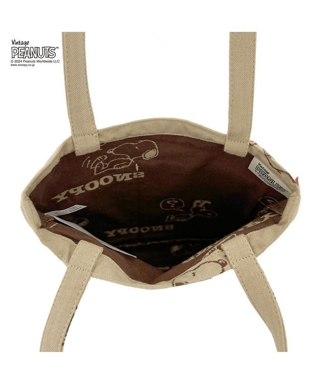 ROOTOTE 8589【スヌーピー】IP.ベビールー.ジャガード.ピーナッツ-8P 02：ベージュ