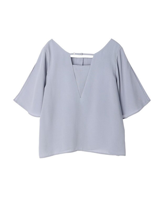 earth music&ecology ２ＷＡＹショルダースリットブラウス Off White