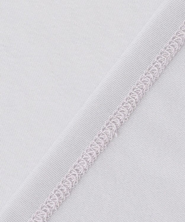 uncrave トリコットシフォン クルーネック カットソー（uncrave STANDARD） アイスグレー