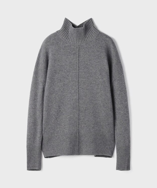 GRACE CONTINENTAL ウールオーバーニットトップ グレー