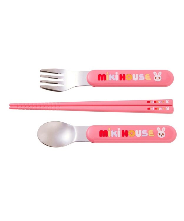 MIKI HOUSE HOT BISCUITS 【ミキハウス】 トリオセット ピンク