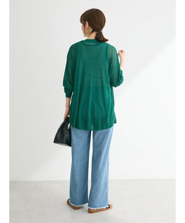 Green Parks さらっと　Ｖネックカーディガン Green