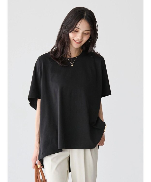 AMERICAN HOLIC 抜け衿カットプルオーバー Black