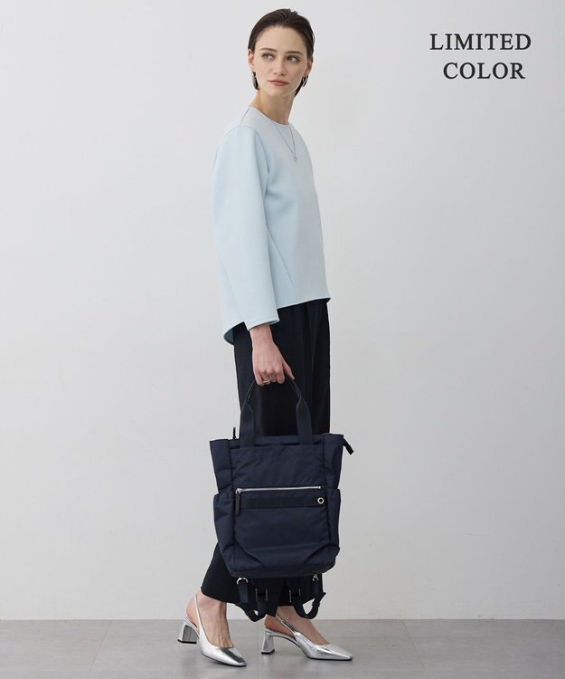 ICB 【先行予約・WEB限定カラーあり】ソフトダンボール スリットテール プルオーバー サックスグレー［WEB限定］