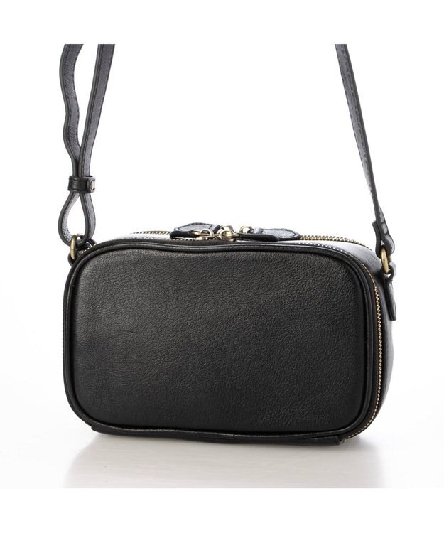 UNBILLION アトランタ ATLANTA / 牛革BOX型ウォレットショルダー ブラック