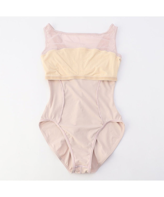 Chacott ノースリーブレオタード ヨーロピアンピンク