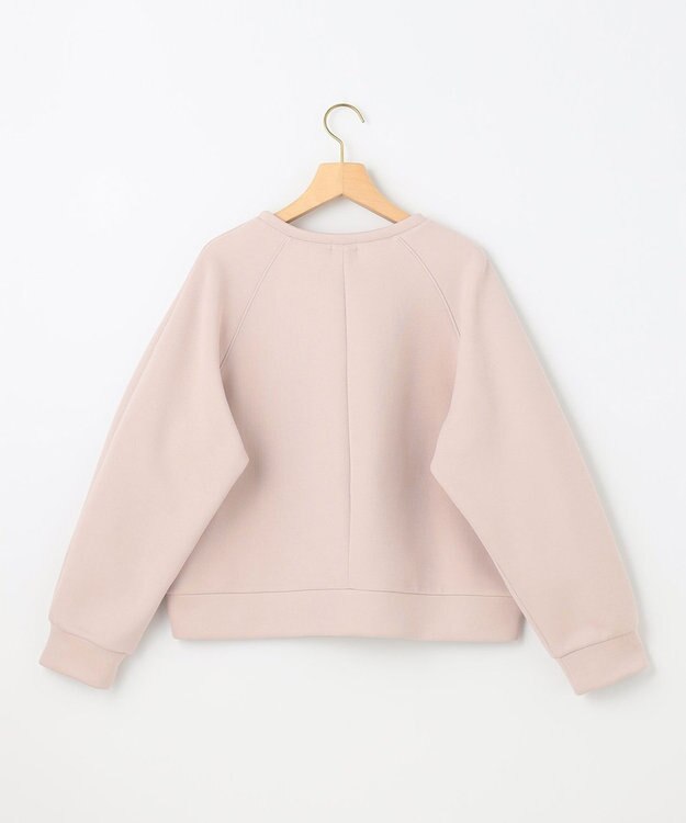 組曲 L ダンボールジャージー ショート丈プルオーバー ローズ系