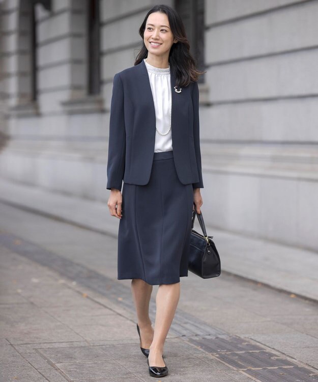 J.PRESS LADIES 【WEB限定カラーあり・2way・セットアイテム】ノーブルショルダー バッグ ブラック系