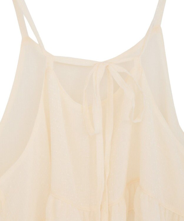 Green Parks ・Ｐｅｔｉｔ　Ｆｌｅｕｒ　シアーティアードキャミワンピ Ivory