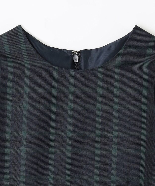 ANY KIDS チェックジャンパースカート ブラックウォッチ