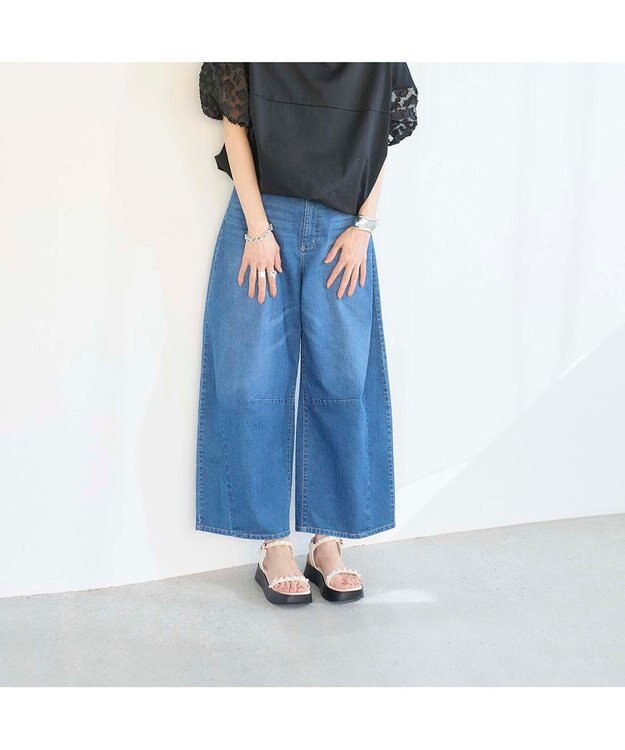 MODE ET JACOMO <noyau>パールデザイン厚底スポーツサンダル アイボリー