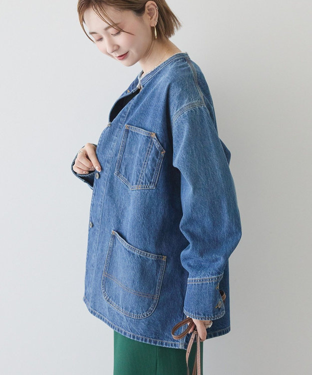 AMERICAN HOLIC 【WEB限定】デニムカバーオール Indigo