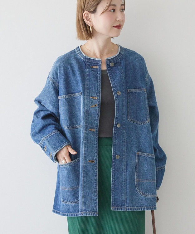 AMERICAN HOLIC 【WEB限定】デニムカバーオール Indigo
