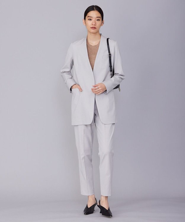 ICB L 【セットアップ対応・洗える】 LooseWeave テーパードパンツ トープ系