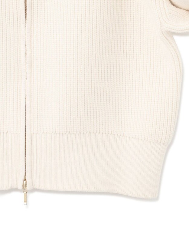 23区 S 【洗える】コットンリリー ニットブルゾン アイボリー系