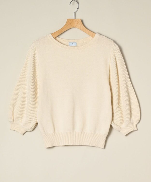 ONWARD Reuse Park 【組曲】ニット春夏 オフホワイト